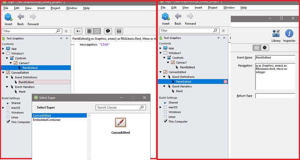 My firs class with canvas General Xojo Programming Forum