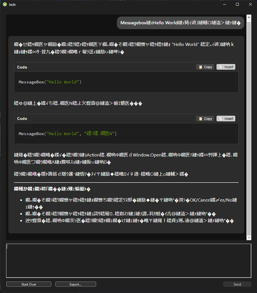 Jade Programming Language How to change the display encoding in Jade? - General - Xojo ...