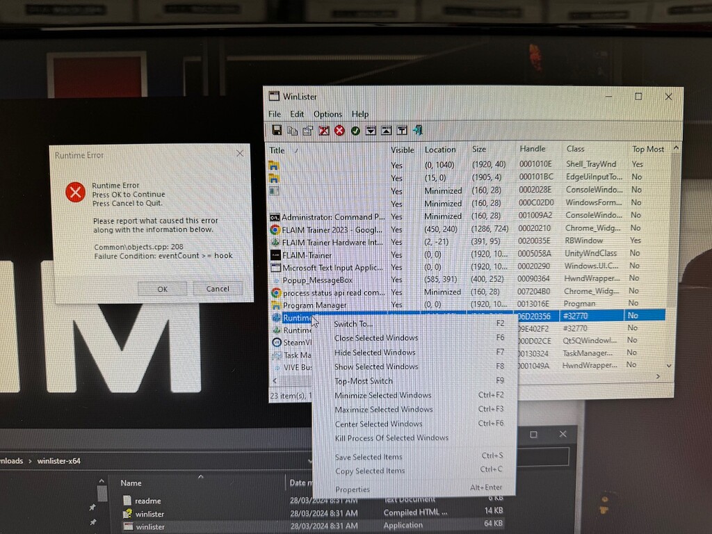 Catching runtime errors or closing them via a shell - General - Xojo ...
