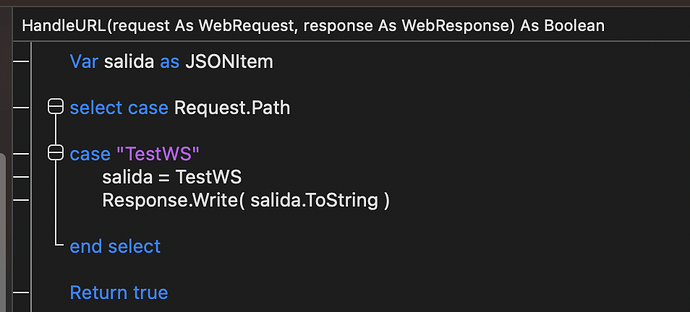 WS - HandleURL