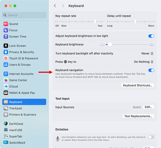 KeyboardTab