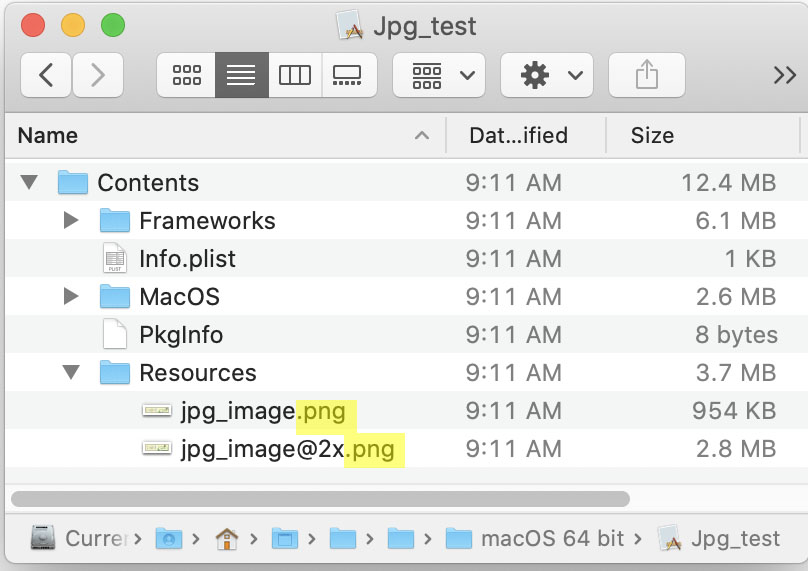 JPEG in Resources