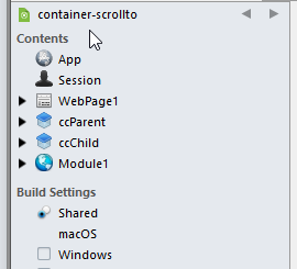 container-scrollto
