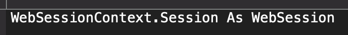 WebSessionContext.Session As WebSession